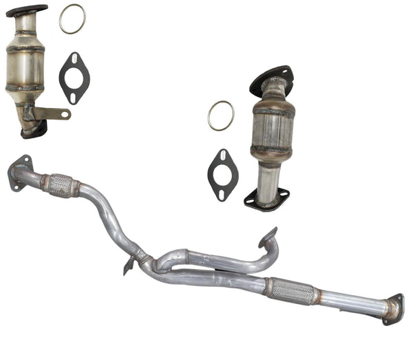 Catalytic Converters Engine Y Flex Pipe For GMC Acadia Outlook 3.6L 2007-2008