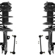 Front Complete Coil Spring Struts & Sway Bar Links for 2013-2018 Toyota Avalon