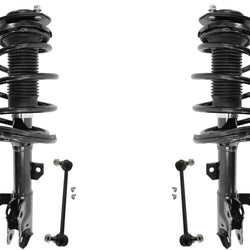 Front Complete Coil Spring Struts & Sway Bar Links for 2013-2018 Toyota Avalon