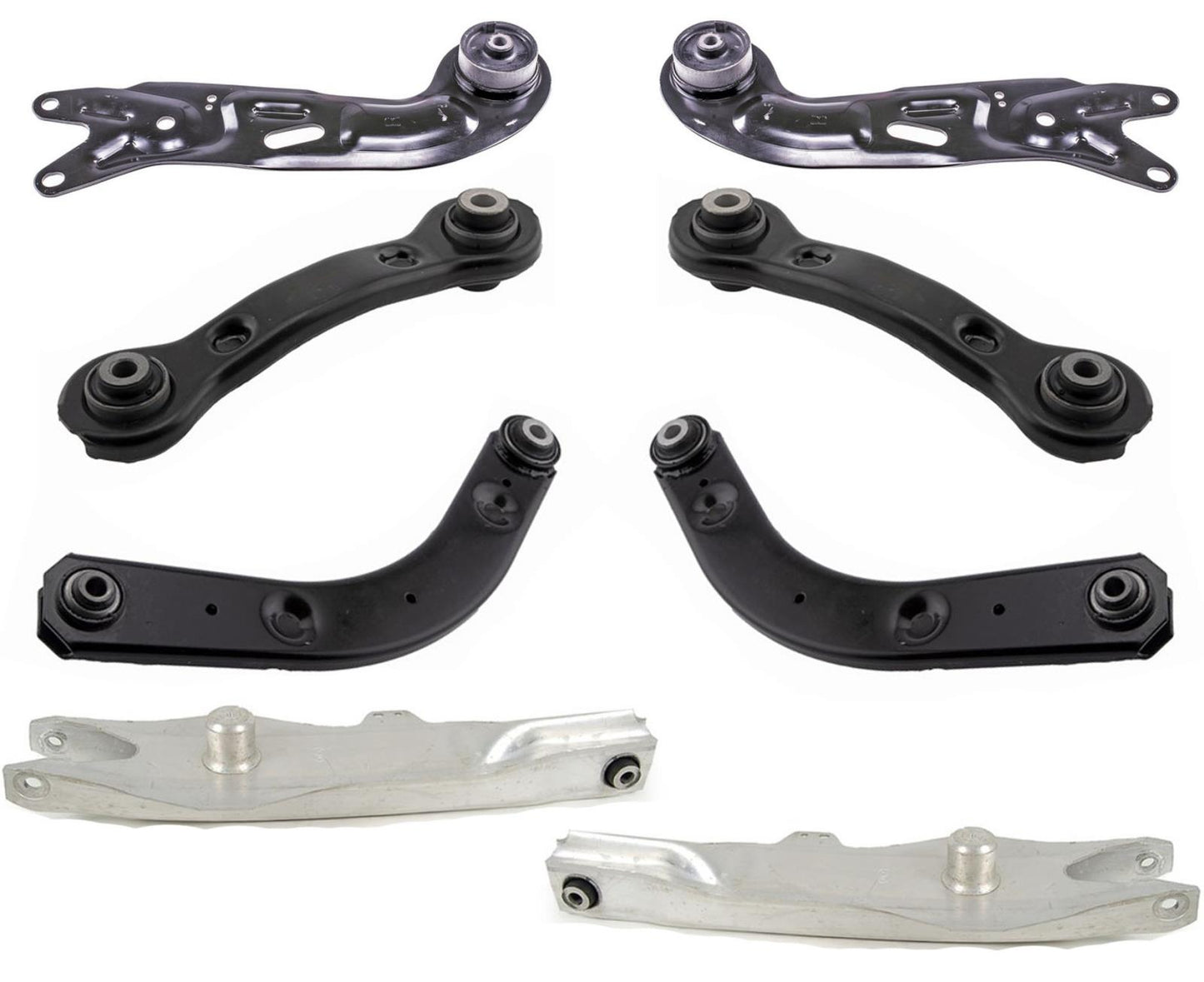 Rear Upper & Lower Control Arms & Links For Chevrolet Malibu 04-12 W/ Rear Disc - Photo 1