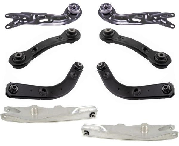 Rear Upper & Lower Control Arms For Chevrolet Malibu 2004-2012 W/ Rear Disc