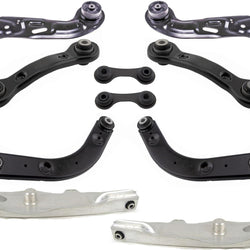 Rear Upper & Lower Control Arms & Links For Chevrolet Malibu 04-12 W/ Rear Disc