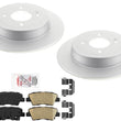 Pastillas de rotores de freno de disco trasero para Hyundai Accent 2018-2021 con frenos de disco traseros