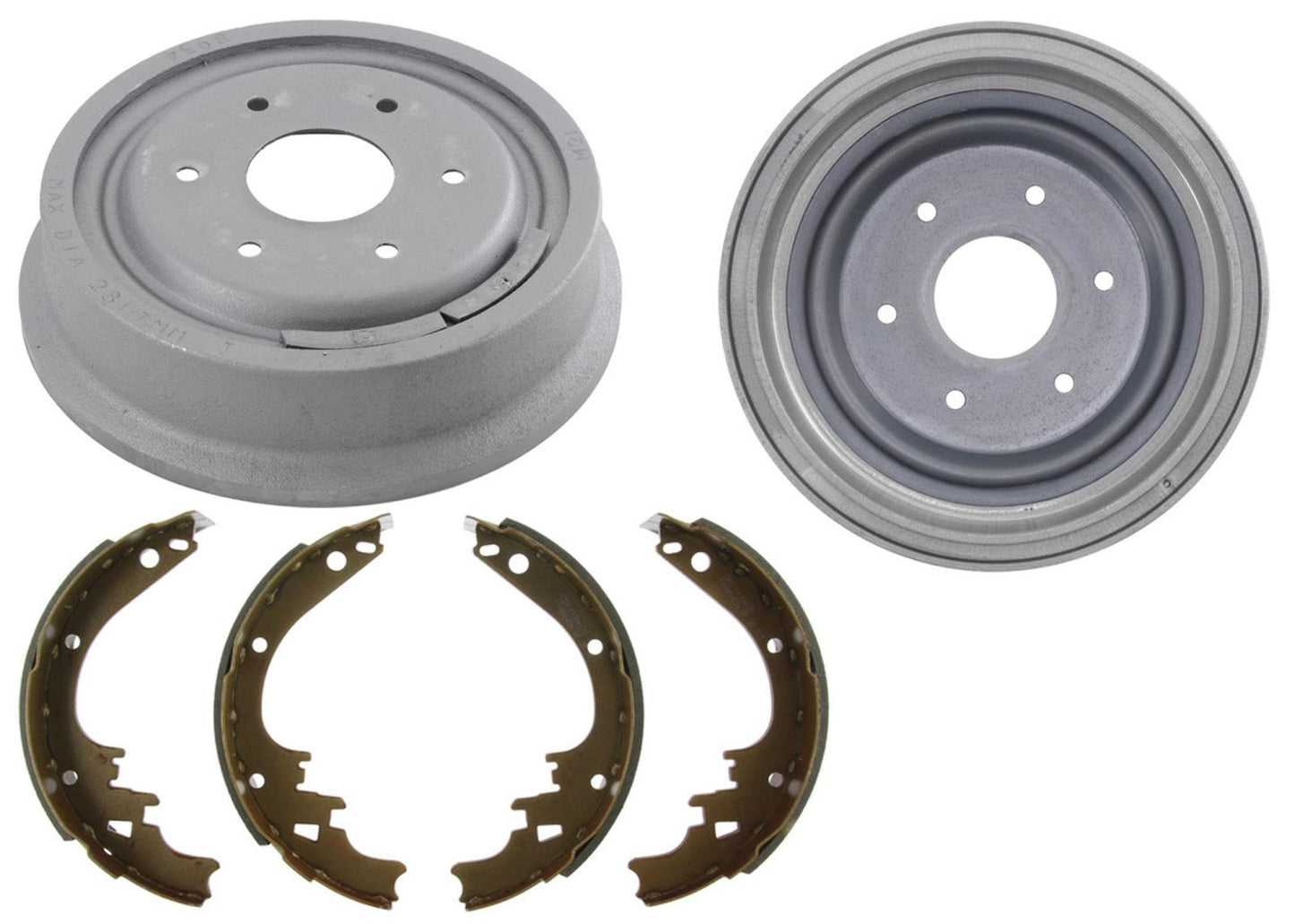 Tambores de freno traseros de 11 pulgadas con zapatas de freno para Jeep Cherokee 1979-1983, kit de 3 piezas