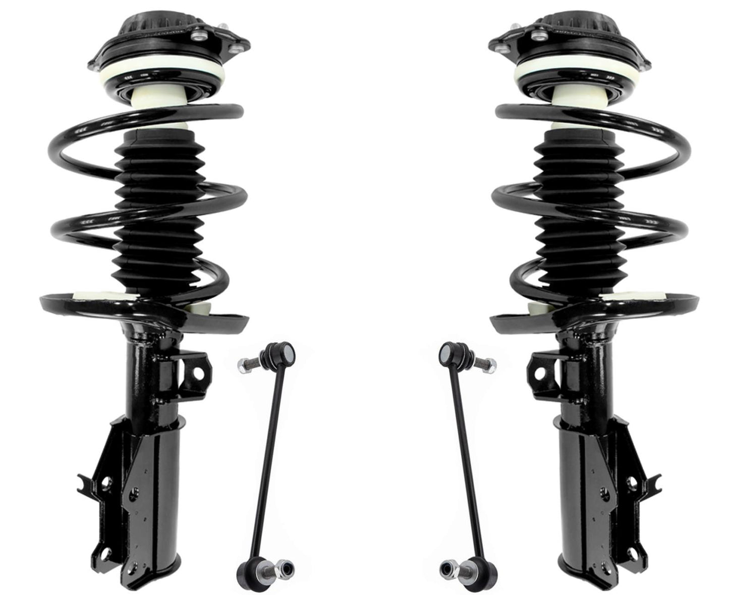 Puntales delanteros completos con resorte helicoidal y enlaces para Chevrolet Malibu 2016-2022