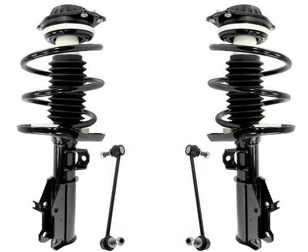 Front Complete Struts W/ Coil Spring & Links For Chevrolet Malibu 2016-2023