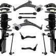 Front Complete Struts Control Arms Tie Rods & Links For Chevrolet Malibu 16-23