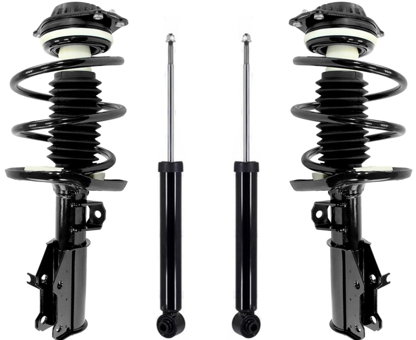 Puntales delanteros completos con resorte helicoidal y amortiguadores traseros para Chevrolet Malibu 16-2021