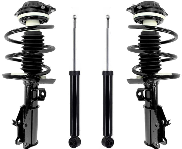Front Complete Struts W Coil Spring & Rear Shocks For Chevrolet Malibu 16-2023