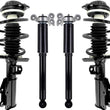 Front Complete Struts & Rear Complete Shocks For Chevrolet Malibu 2016-2023