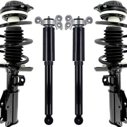 Front Complete Struts & Rear Complete Shocks For Chevrolet Malibu 2016-2023
