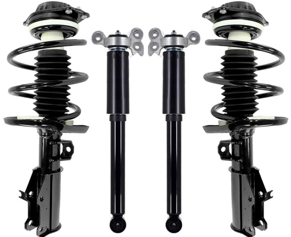 Front Complete Struts & Rear Complete Shocks For Chevrolet Malibu 2016-2023