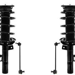 Front Complete Struts W/ Coil Spring & Links For Ford Transit Connect 2014-2022