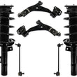 Front Struts Coil Spring Control Arms & Links For Ford Transit Connect 14-2022