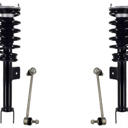 Front Struts W/ Coil Spring & Links For Tesla 3 Rear Wheel Drive 2017-2023