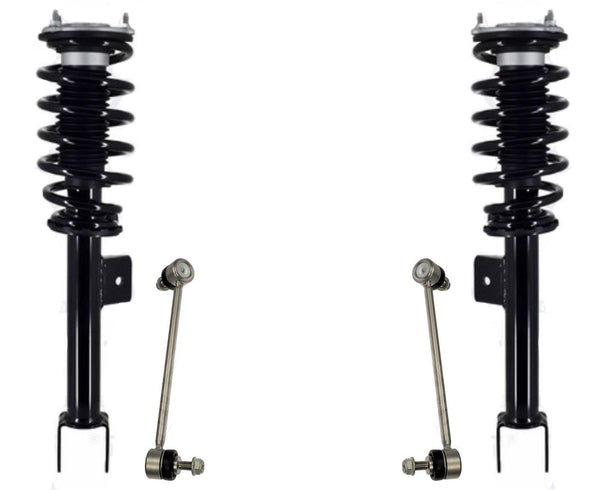 Front Struts W/ Coil Spring & Links For Tesla 3 Rear Wheel Drive 2017-2023