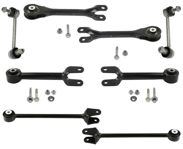 Rear Upper & Lower Arms W/ Bushings & Sway Bar Links For Tesla 3 2017 2022 2023