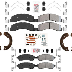 AmeriPro Fleet Duty Off Road Severe Duty Disc Brake Pads For Ford F250 2000-04