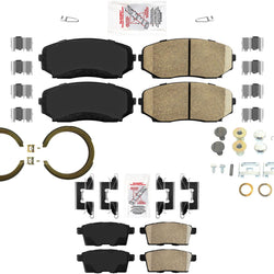 AmeriPro Premium Ceramic Disc Brake Pads Parking Shoes For Mazda CX-9 2007-2015