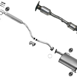 Catalytic Converter Resonator Muffler Exhaust Pipe Sys for 2009-2014 Nissan Cube