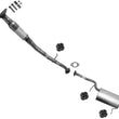 Sistema de tubo de escape silenciador resonador para Subaru Impreza 2.5L 1999-2001