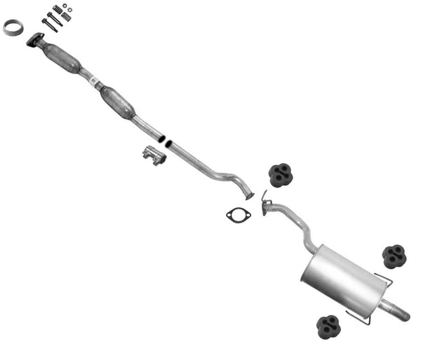 Sistema de tubo de escape silenciador resonador para Subaru Outback Wagon 2.5L 00-04 EJ253