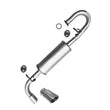 Rear Muffler Assembly With Hangers & Tip For Scion TC 2011-2016