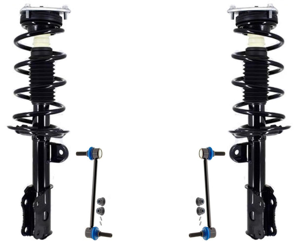 Front Complete Struts & Links For Ford Explorer 2.3L 2020-2021 Rear Wheel Drive