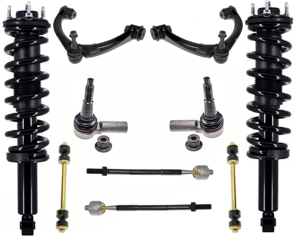 Front Struts Upper Arms Tie Rods & Links For 2015-2022 4 Wheel Drive GMC Canyon