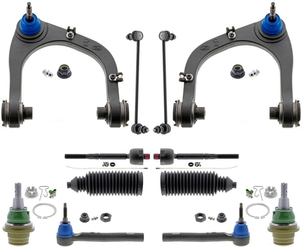 Mevotech Upper Arms & Lower Ball Joints Tie Rods & Links For Ford Ranger 19-22