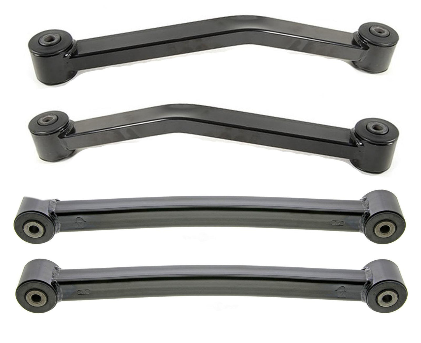 Mevotech Rear Upper & Lower Control Arms W/ Bushings For Jeep Wrangler 18-2022