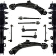 Front Struts Control Arms Inner & Outer Tie Rods & Links For Mazda CX-9 16-2022