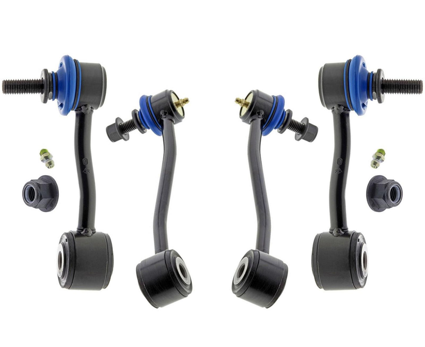 Mevotech Front & Rear Sway Bar Links W/ Bushings For Jeep Wrangler 2018-2022