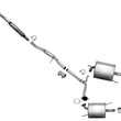 Exhaust System Extension Pipe Dual Muffler W/ Gasket For Acura TL 3.2L 2004-08