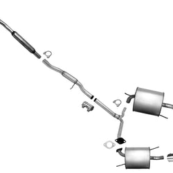 Exhaust System Extension Pipe Dual Muffler W/ Gasket For Acura TL 3.2L 2004-08