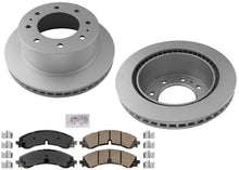 REAR Coated Brake Rotors Pads For 2020-2024 Sierra 3500HD W/ Single Rear Wheel