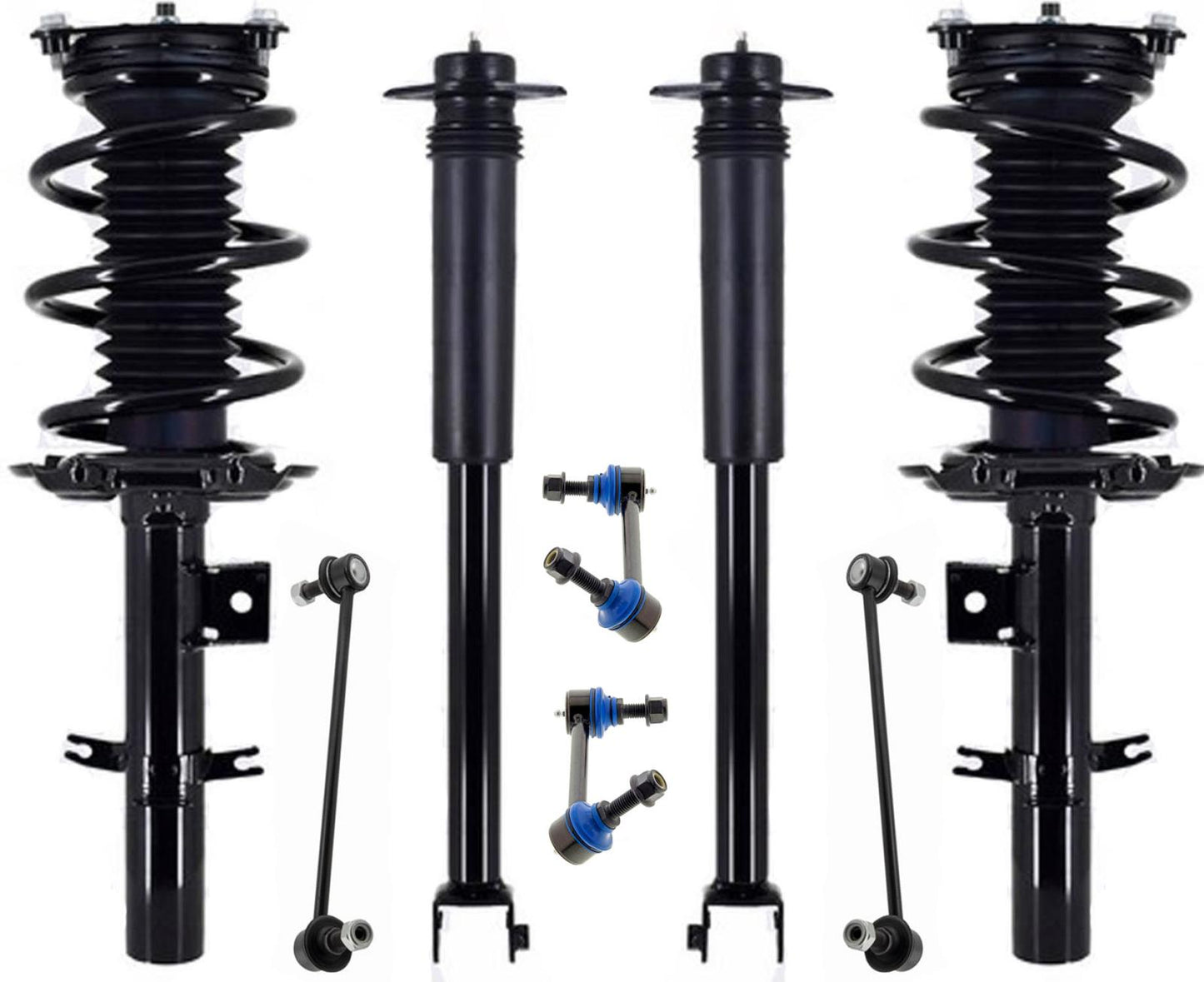 Front Struts Rear Shocks & Links For Nissan Altima All Wheel Drive 2019-2024