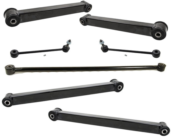 Rear Upper & Lower Control Arms & Rear Track Bar & Links For Ram 1500 2013-2018