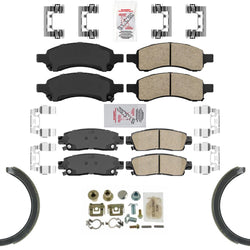 AmeriPro Premium Ceramic Disc Brake Pads Shoes for Chevrolet Trailblazer 06-09