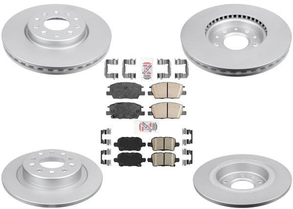Coated Disc Brake Rotors Brake Pads for GM Malibu 16-21 W Electric Parking Brake