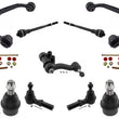 Front Control Arms Tie Rods Ball Joints For 2011-2019 Silverado 2500HD 3500HD