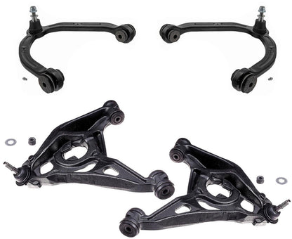 Front Upper & Lower Control Arms Tie Rods Kit For Chevrolet Express 4500 09-17