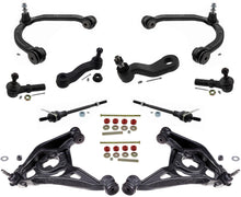 Front Upper & Lower Control Arms Tie Rods Kit For Chevrolet Express 4500 09-17