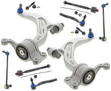 Mevotech Front Lower Control Arms Links & Tie Rods For Chrysler Pacifica 2017-25