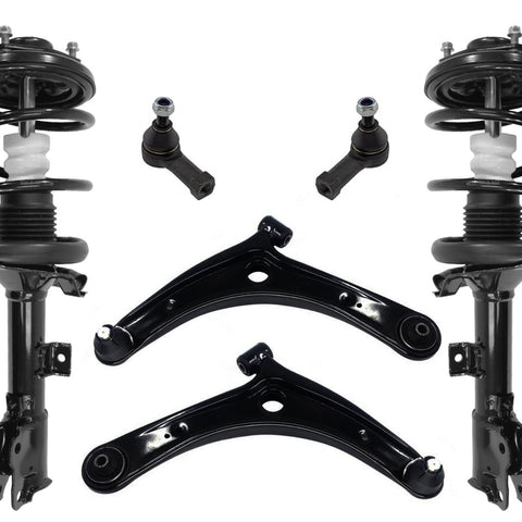 Front Spring Struts Control Arms Tie Rods 11-17 for Mitsubishi Outlander Sport
