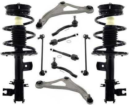 Front Struts Lower Control Arms Tie Rods & Links For Nissan Maxima 2016-2020 - Photo 1