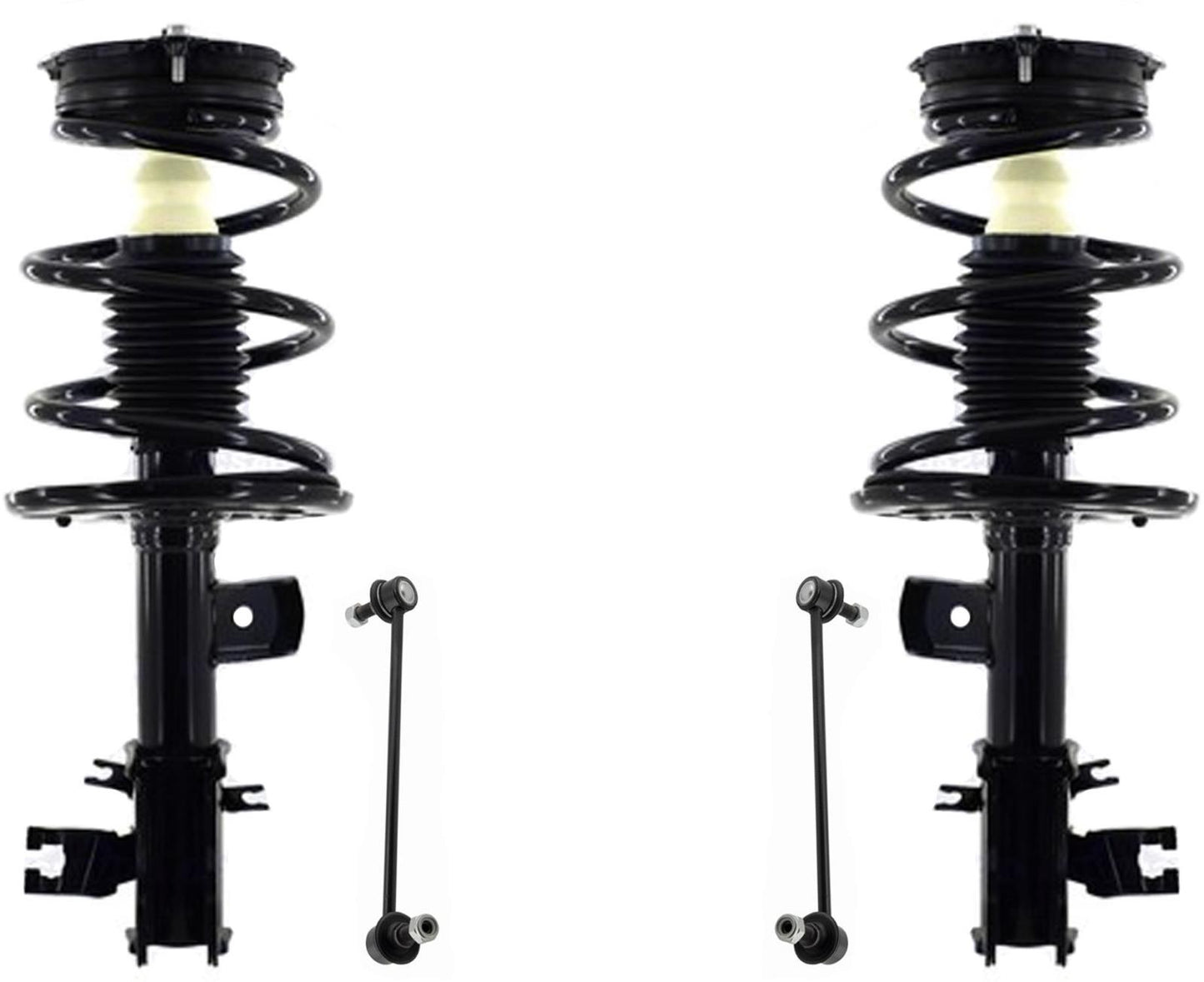 Front Complete Struts Assembly & Sway Bar Links For Nissan Maxima 2016-2020