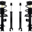 Front Complete Struts W/ Coil Spring & Rear Shocks For Nissan Maxima 2016-2018