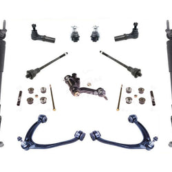 Front Shocks Upper Control Arms Tie Rods Links For Silverado 3500HD 2011-2019