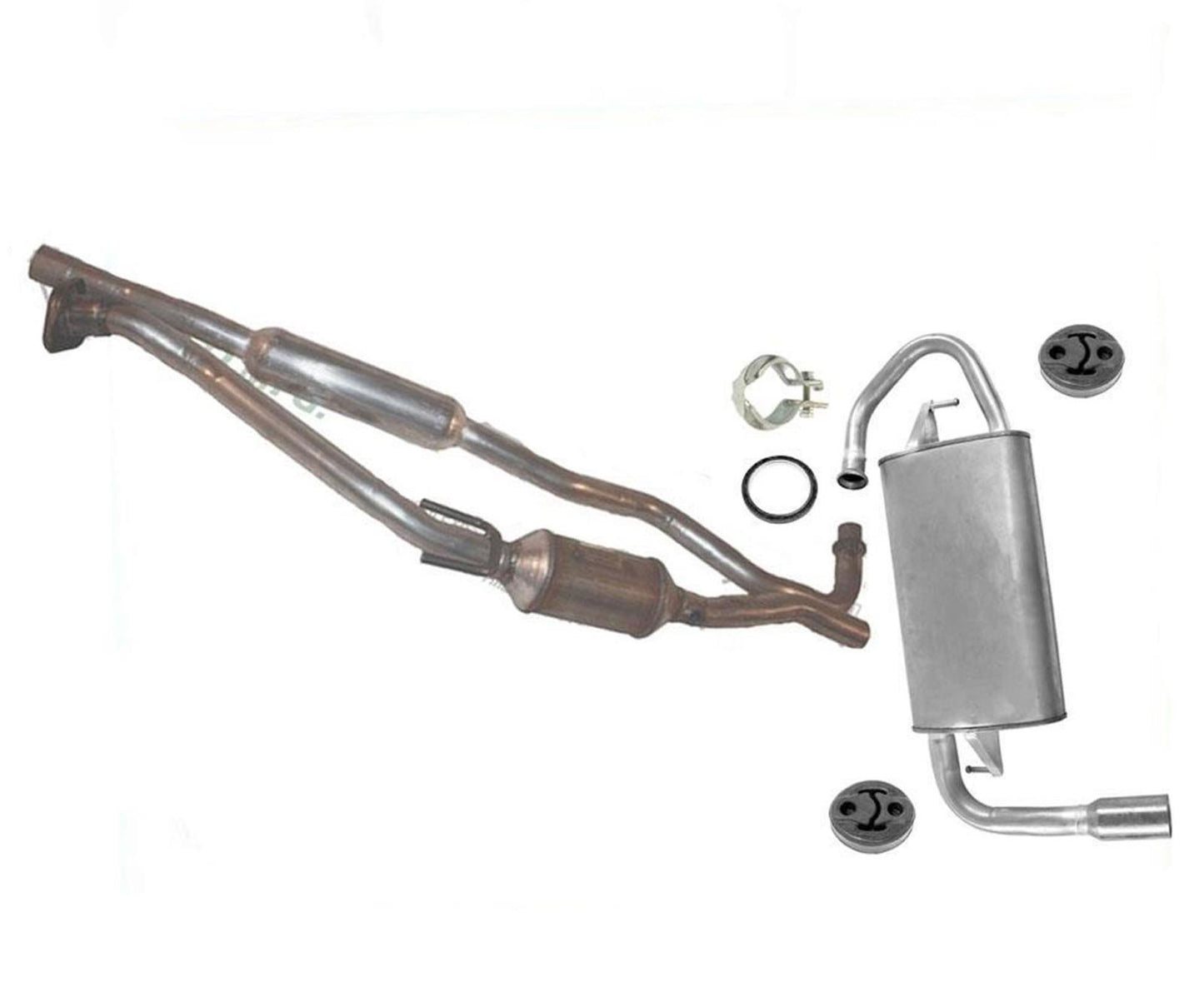 Sistema de escape para Toyota Matrix 2003-2006 1.8L con tracción total